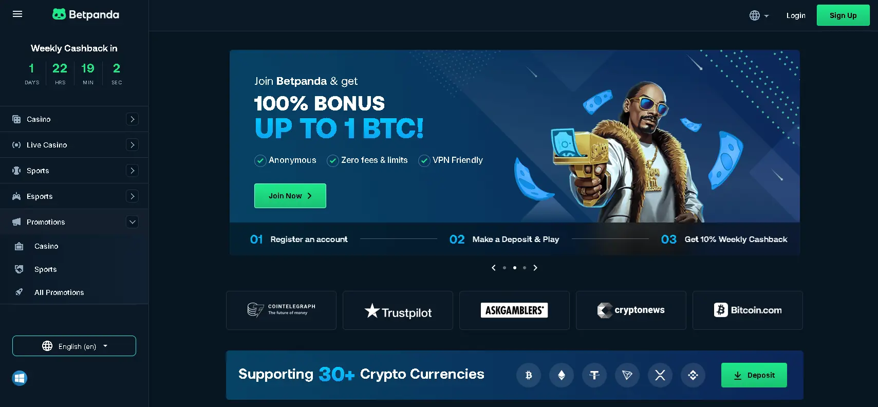 BetPanda: the best no kyc crypto casino